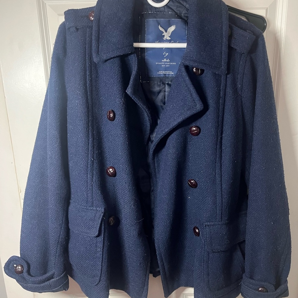 Vintage Y2K American Eagle Outfitters Pea Coat
